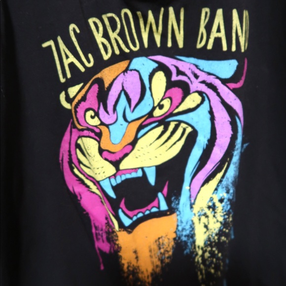Zac Brown Band 2015 Jekyll and Hyde Concert Tiger Tank XL - Picture 3 of 8